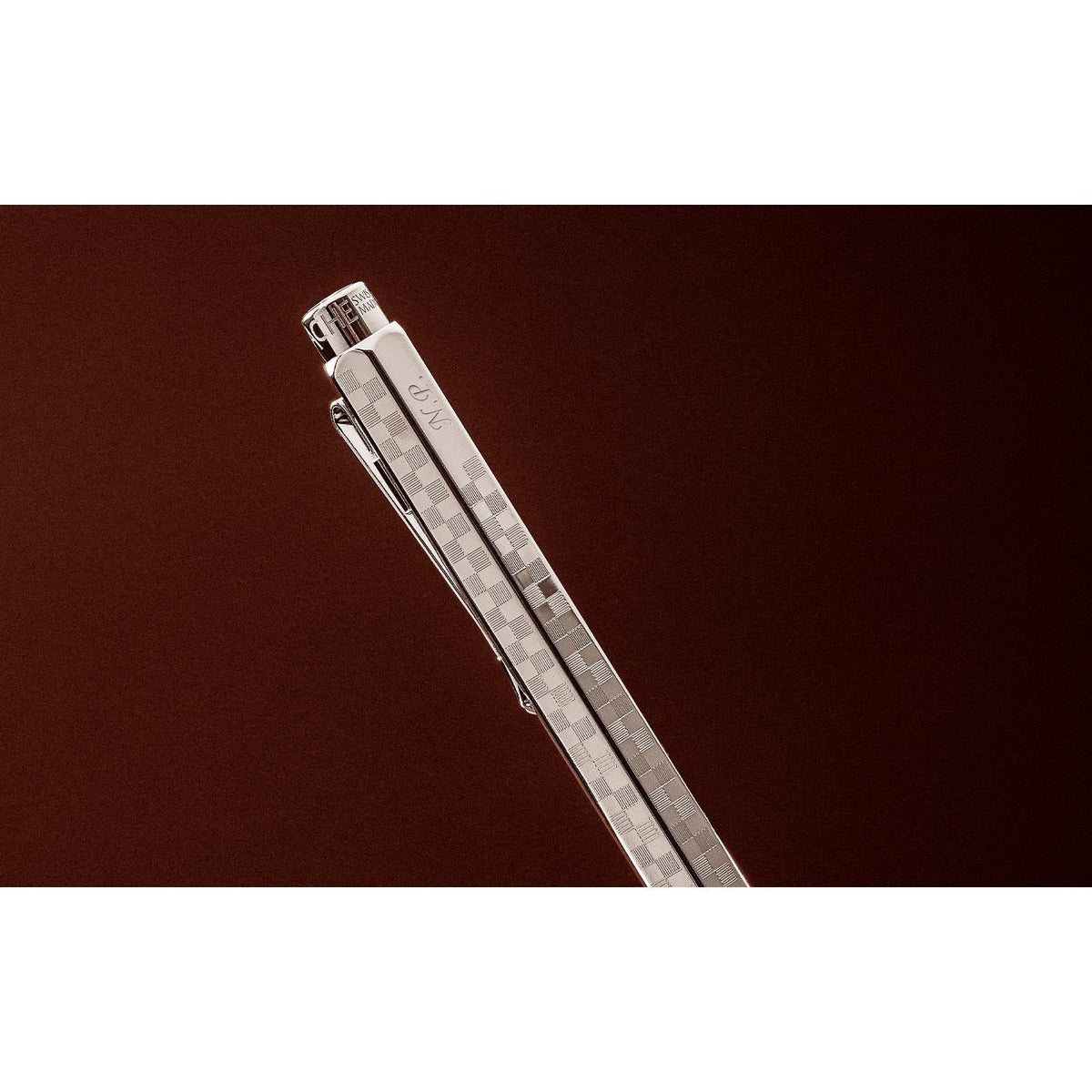 Porte - mine CARAN D'ACHE Ecridor Damier Édition Spéciale - Gris Argenté - 0.7 - 7630002365086