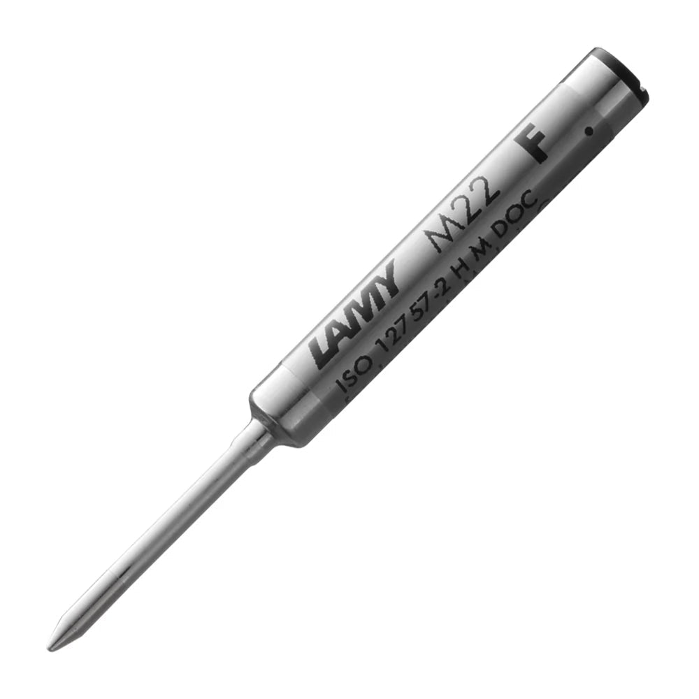 Recharge stylo bille LAMY M22 - Fine (F) - Noir - 4014519133834