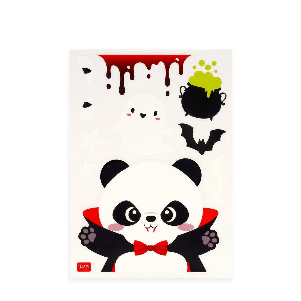 Set de 40 autocollants électrostatiques pour fenêtre LEGAMI - Halloween Edition - Windo-Glow - 8052694147716