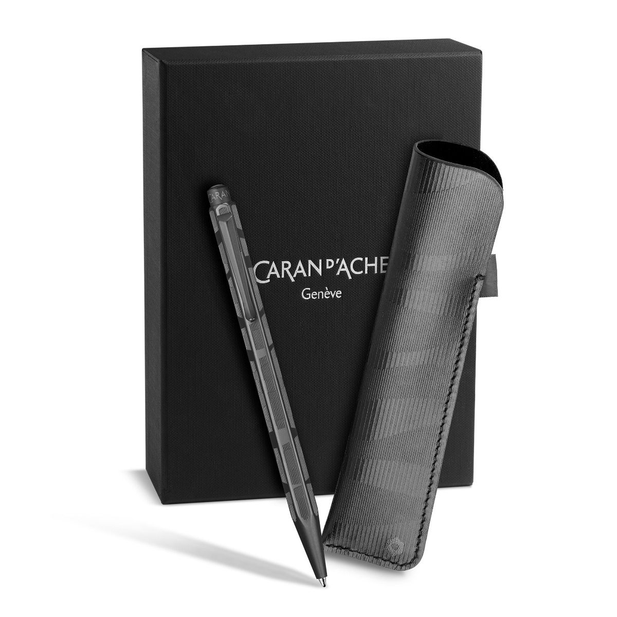 Set stylo bille CARAN D'ACHE Ecridor Black Lines - 7630002360364