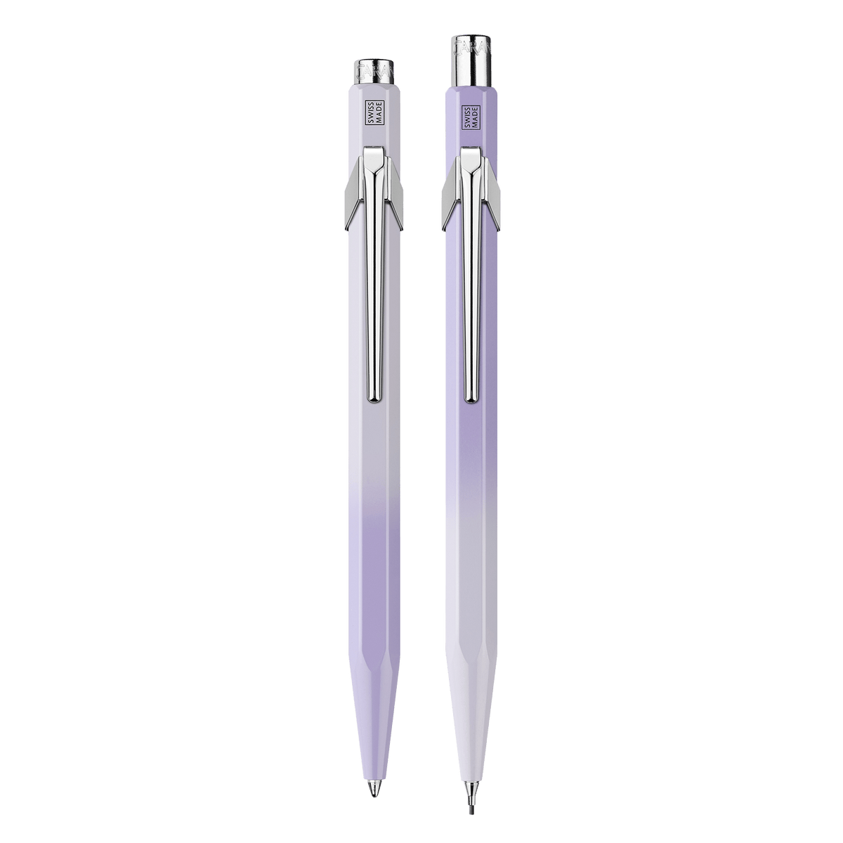 Set stylo bille + porte - mine CARAN D'ACHE 849 Blooming Lavender Édition Spéciale - 