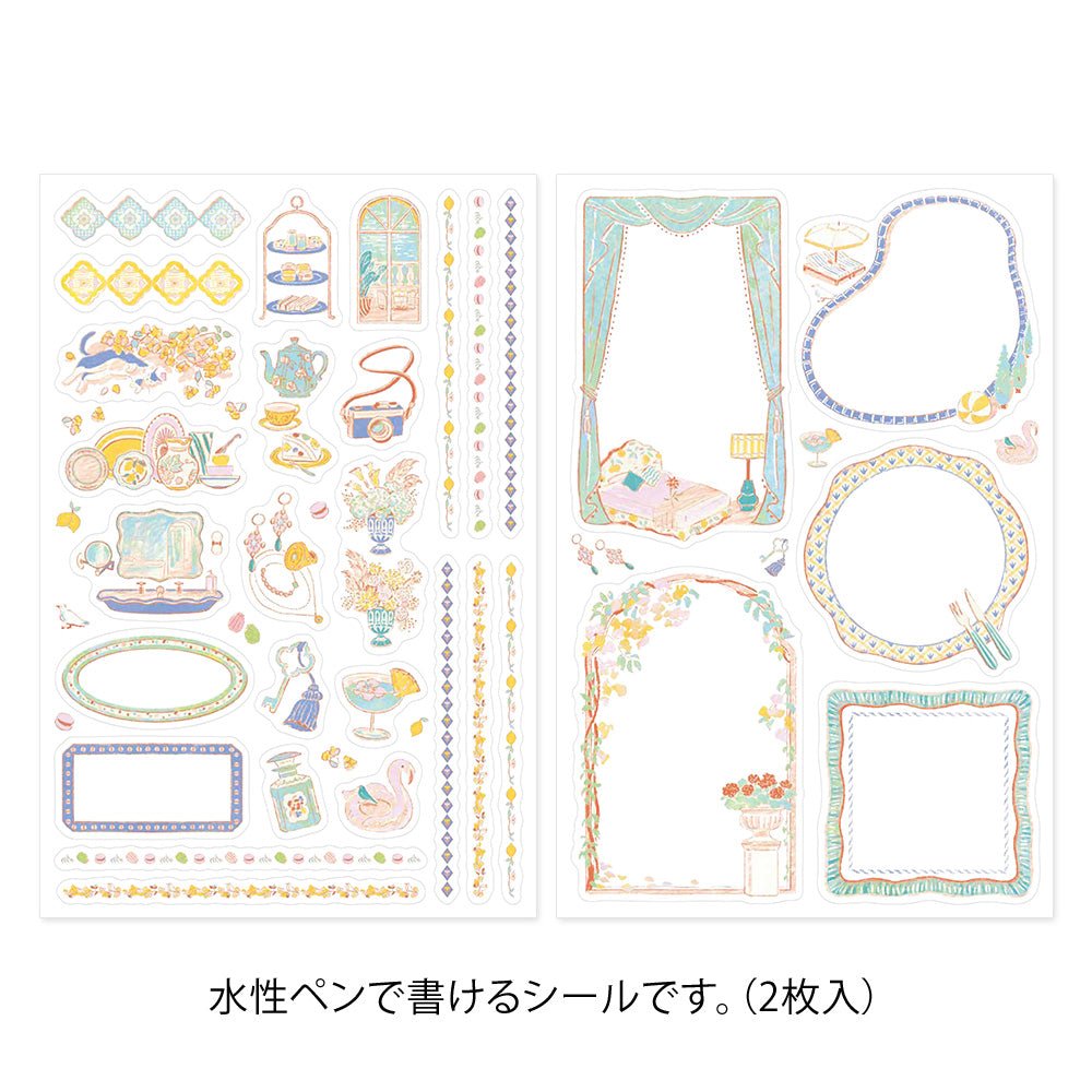 Stickers repositionnables MIDORI Yuru Log - Voyage - 