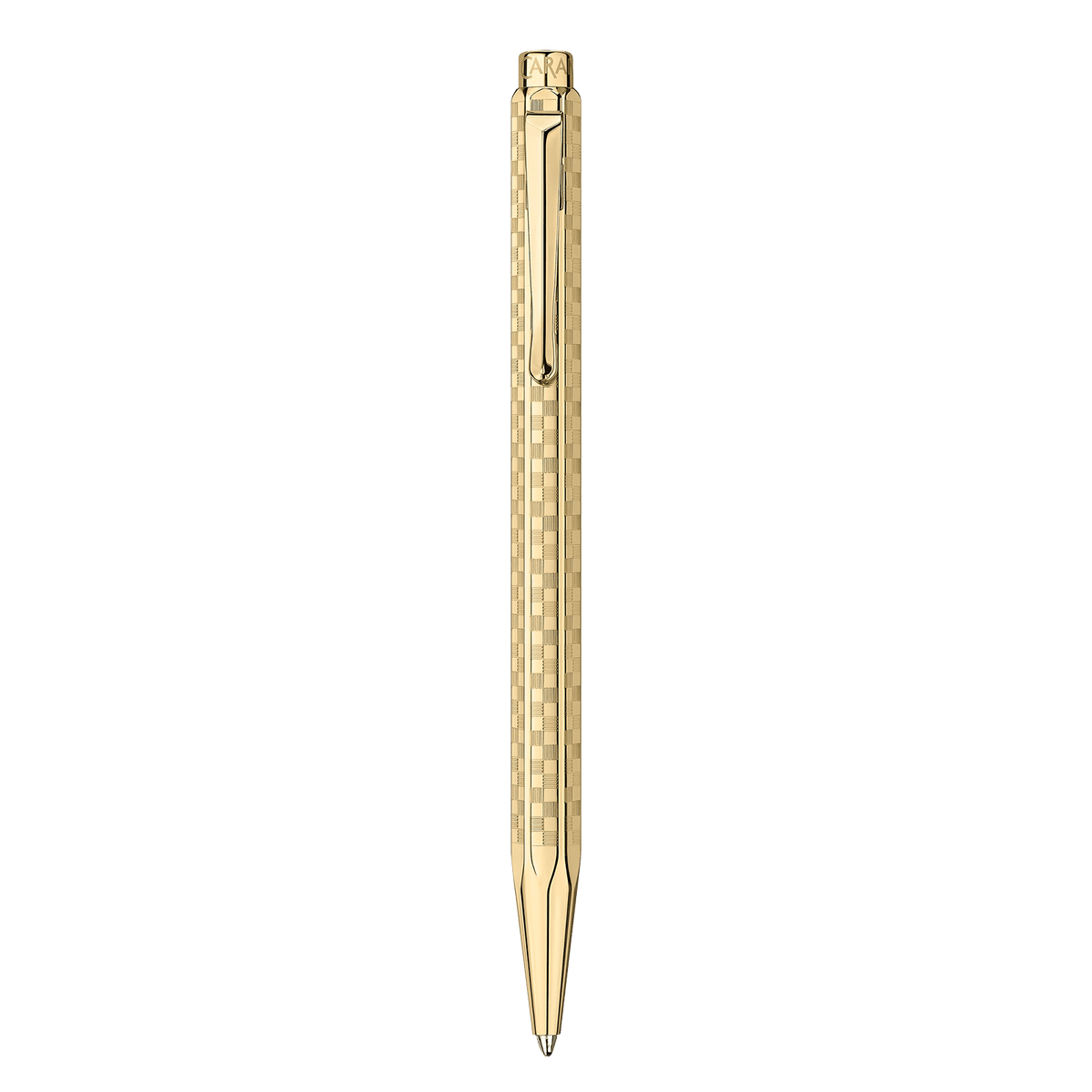 Stylo bille CARAN D'ACHE Ecridor Damier Édition Spéciale - Doré - 7630002365116