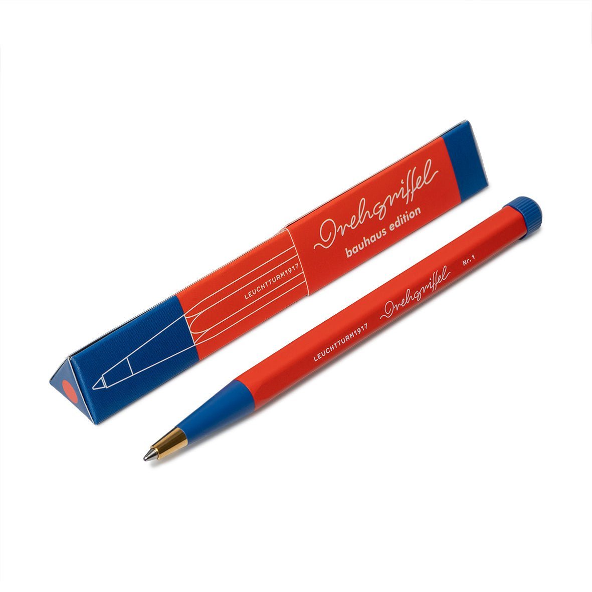 Stylo bille LEUCHTTURM1917 Drehgriffel Nr. 1 Bauhaus Edition - Red/Royal Blue - 4004117616396