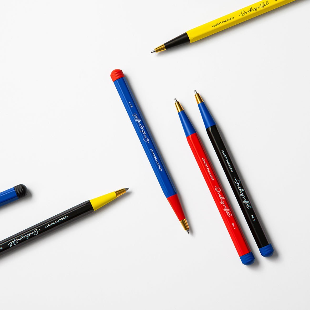 Stylo bille LEUCHTTURM1917 Drehgriffel Nr. 1 Bauhaus Edition - Royal Blue/Red - 4004117616372