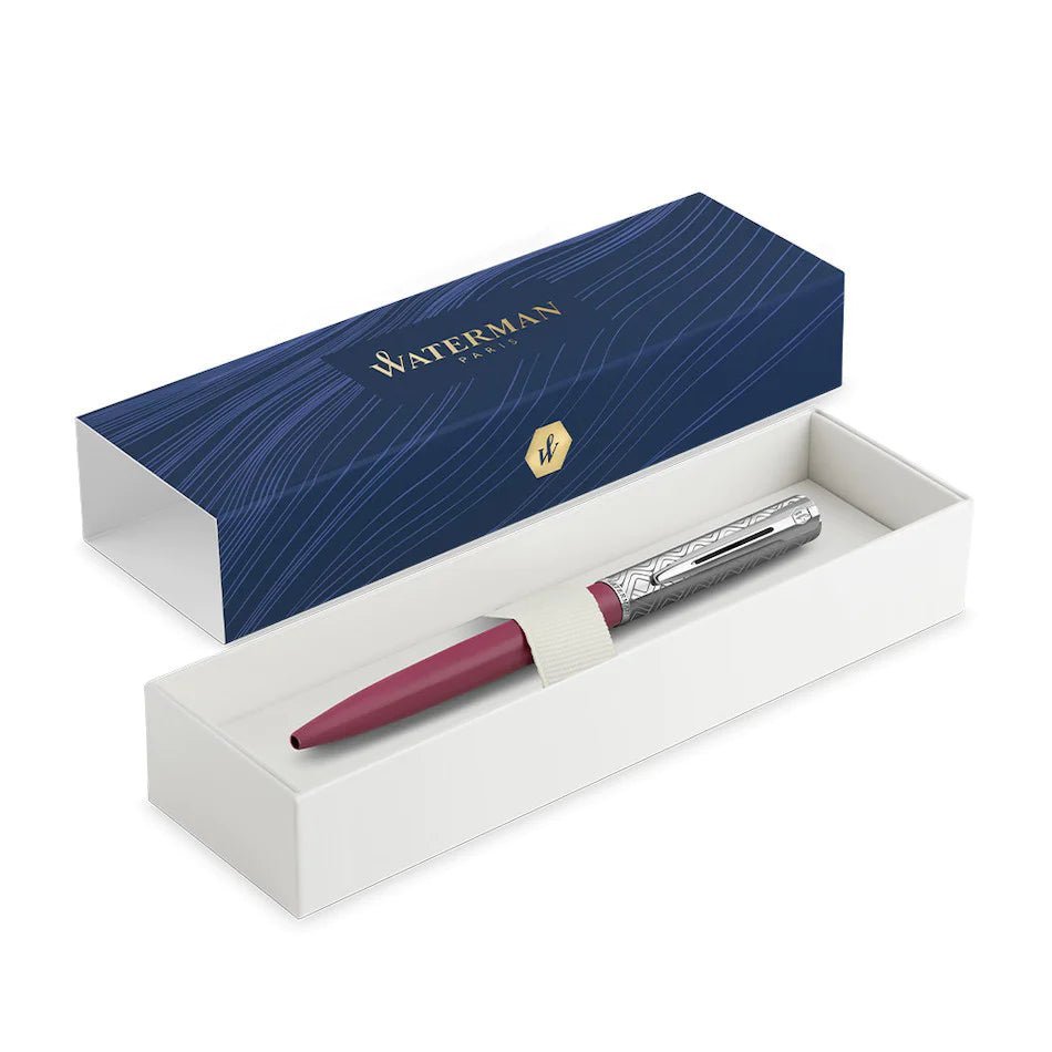 Stylo bille WATERMAN Allure Deluxe - Laqué Rouge - 3026981745133