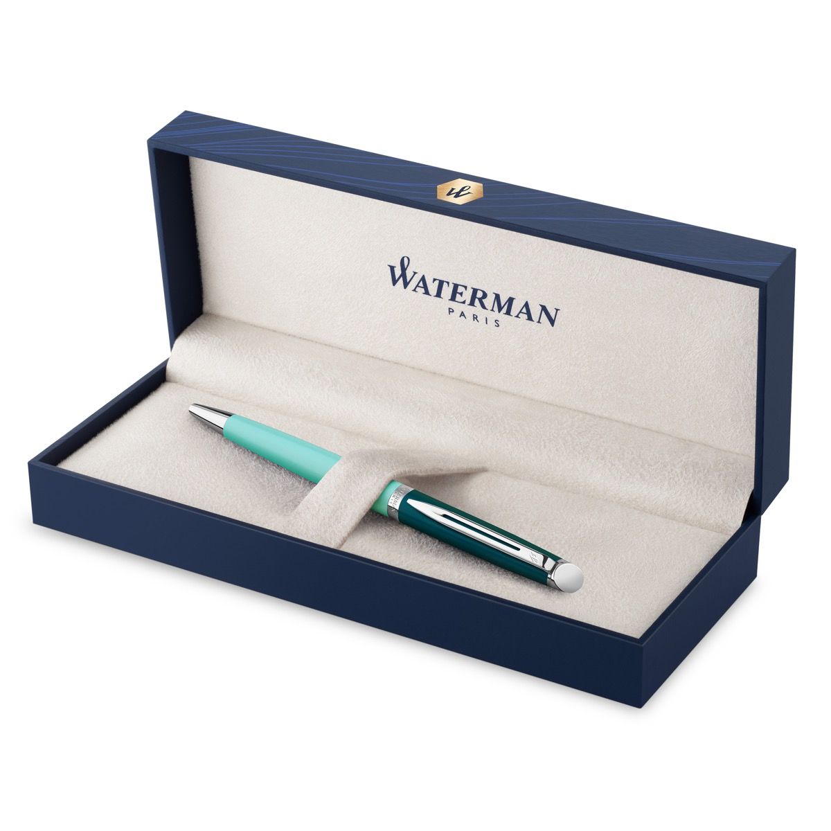 Stylo bille WATERMAN Hémisphère Colour Blocking - Vert CT - 3026981901256
