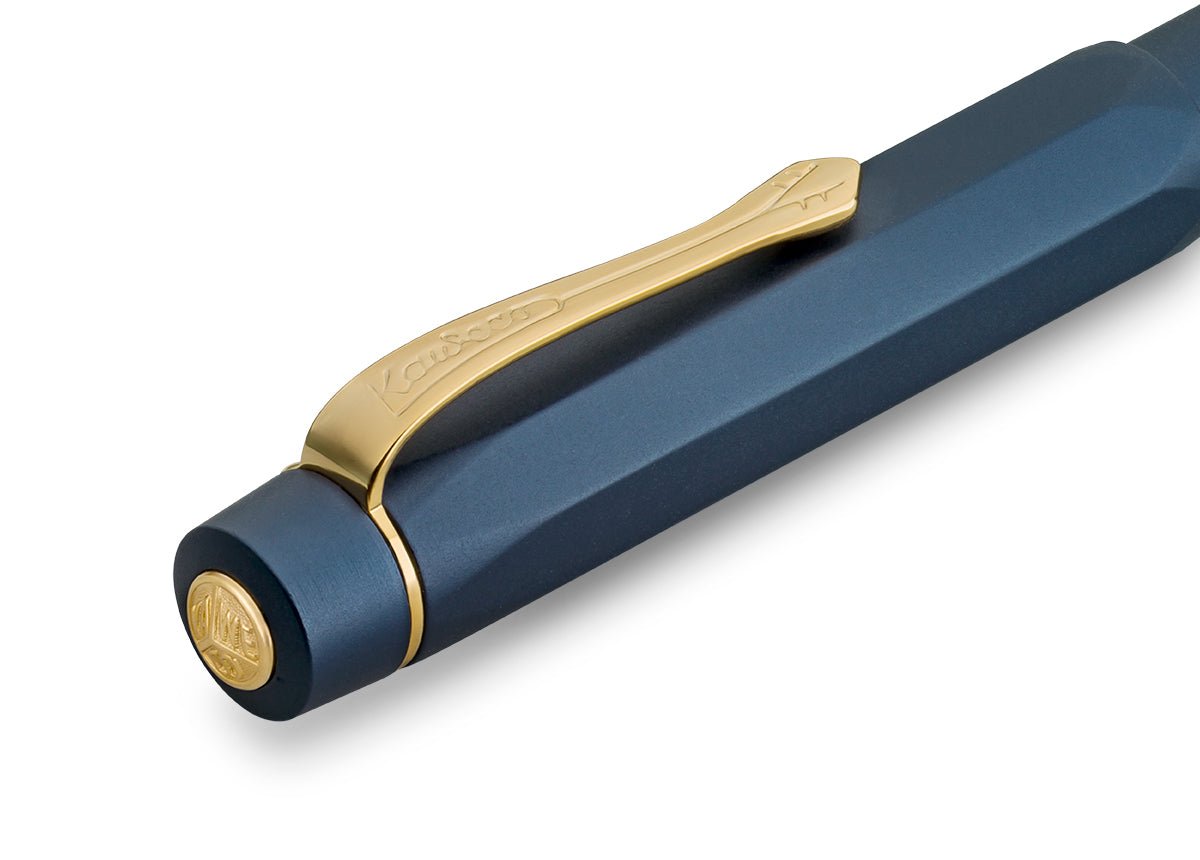 Stylo plume KAWECO Piston Sport AL Navy/Gold - Extra - fine (EF) - 4251734926562