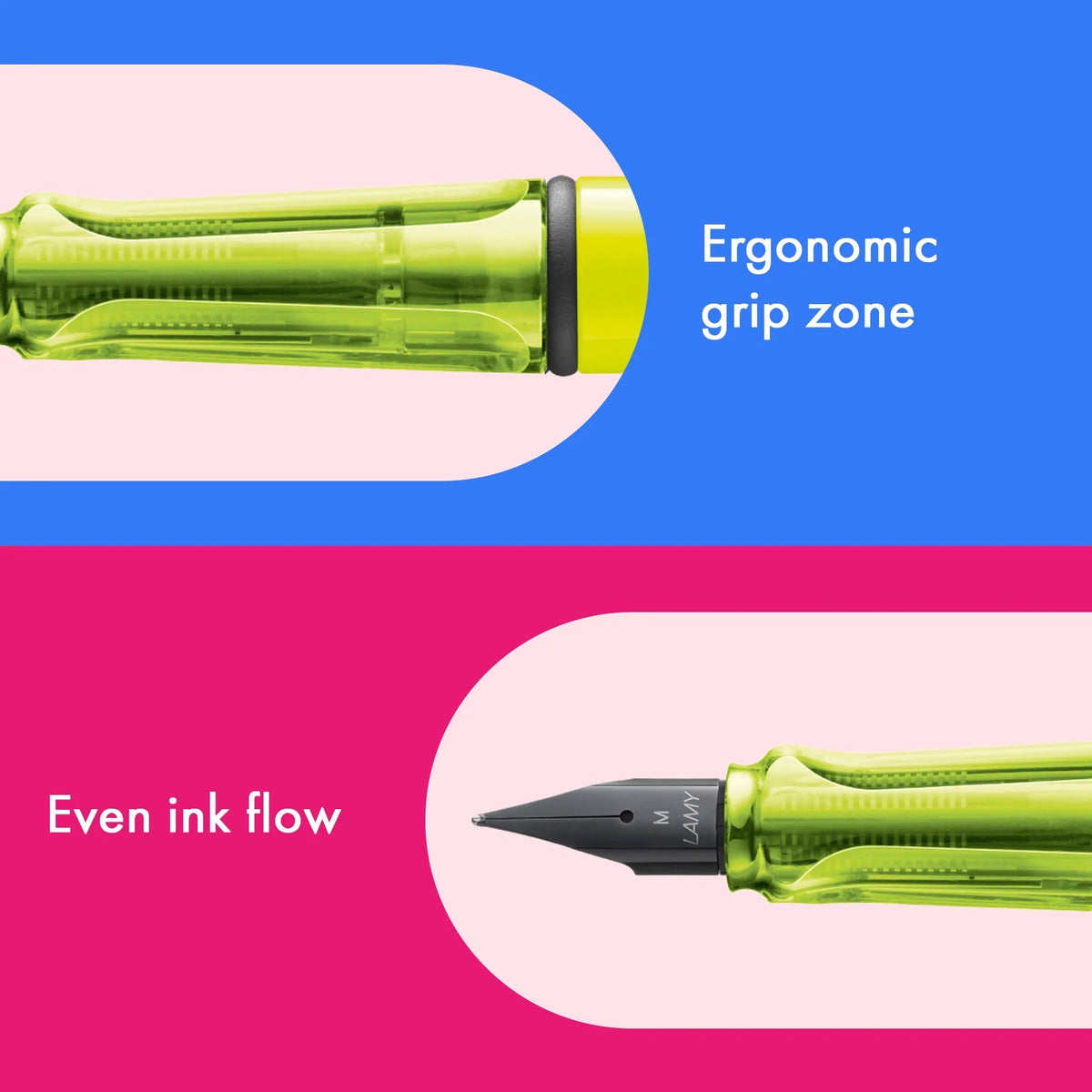 Stylo plume LAMY safari Édition Spéciale 2026 - Neon Yellow - Extra - fine (EF) - 