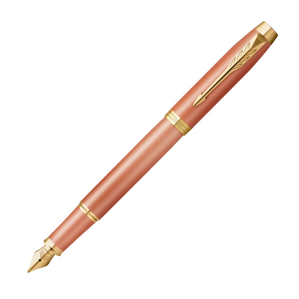 Stylo plume PARKER IM Writing Rituals - Orange GT - Fine (F) - 