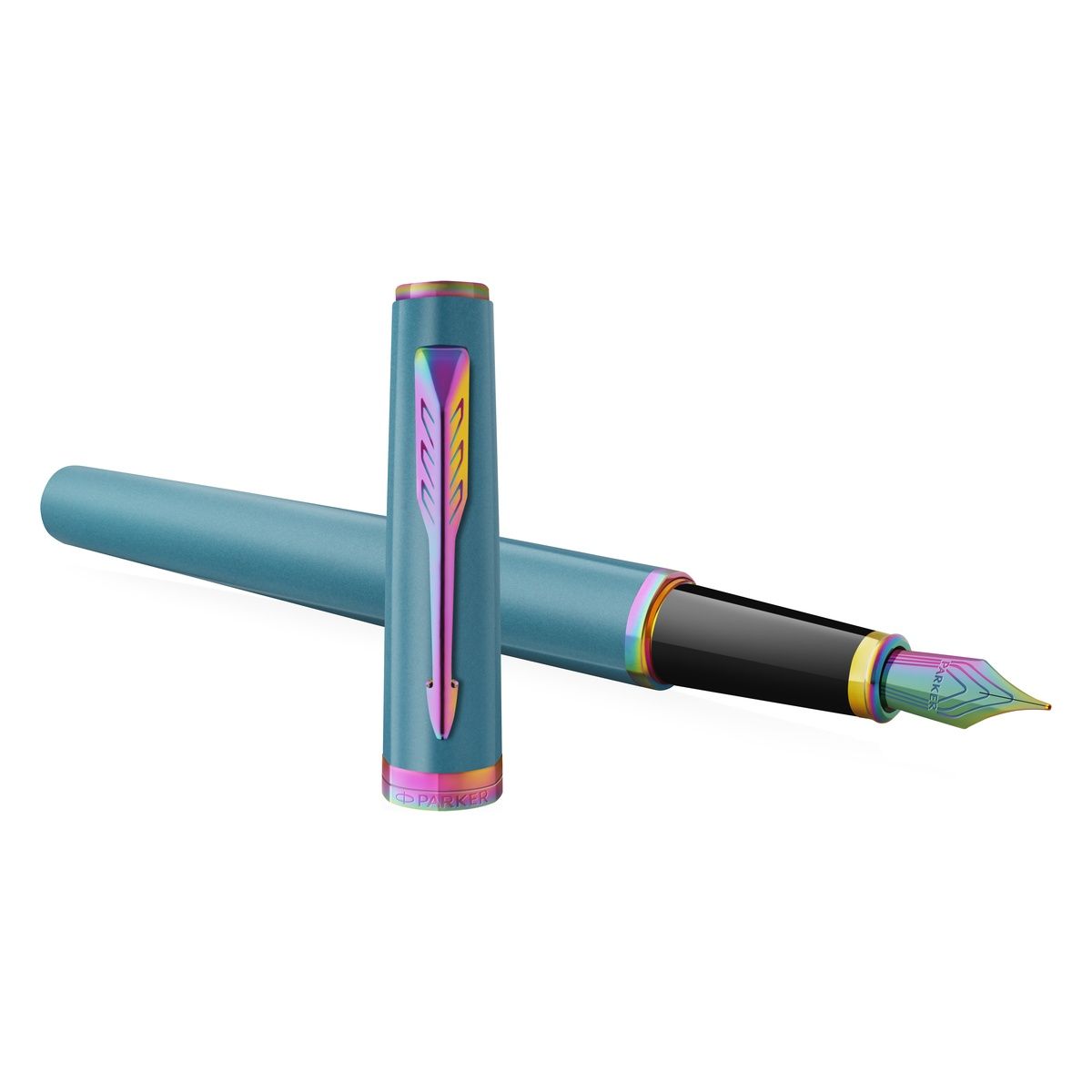 Stylo plume PARKER Meridian - Teal RT - Fine (F) - 3026982477705
