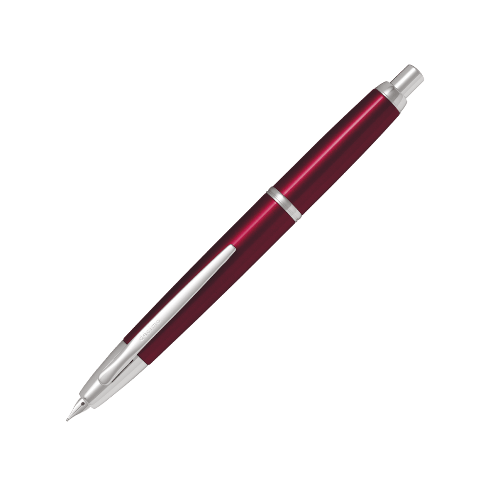 Stylo plume PILOT Capless Decimo - Red - Fine (F) - 3131910223481