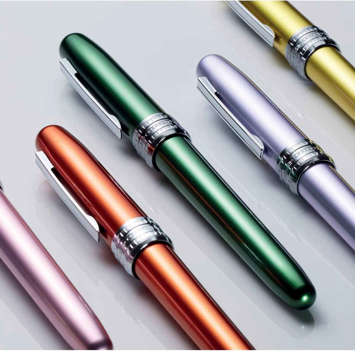 Stylo plume PLATINUM Plaisir - Ice White - Fine (F) - 4977114911095