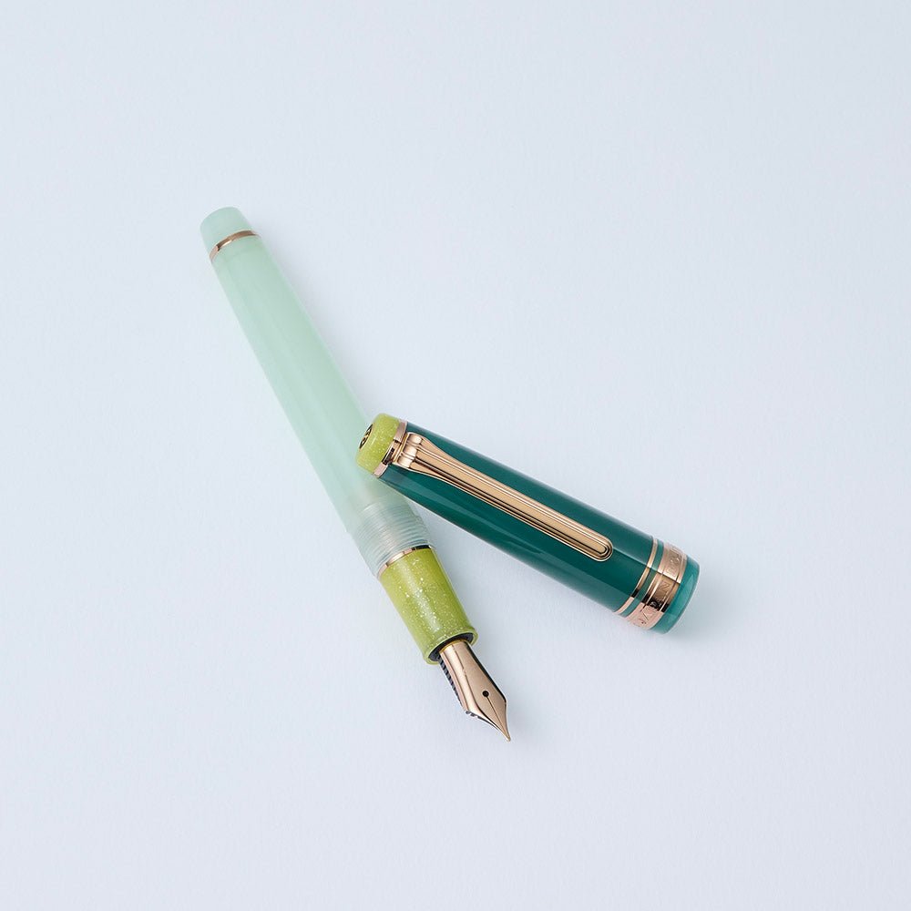 Stylo plume SAILOR Pro Gear Slim Dried Flower II - Eucalyptus - Fine (F) - 4901680606314