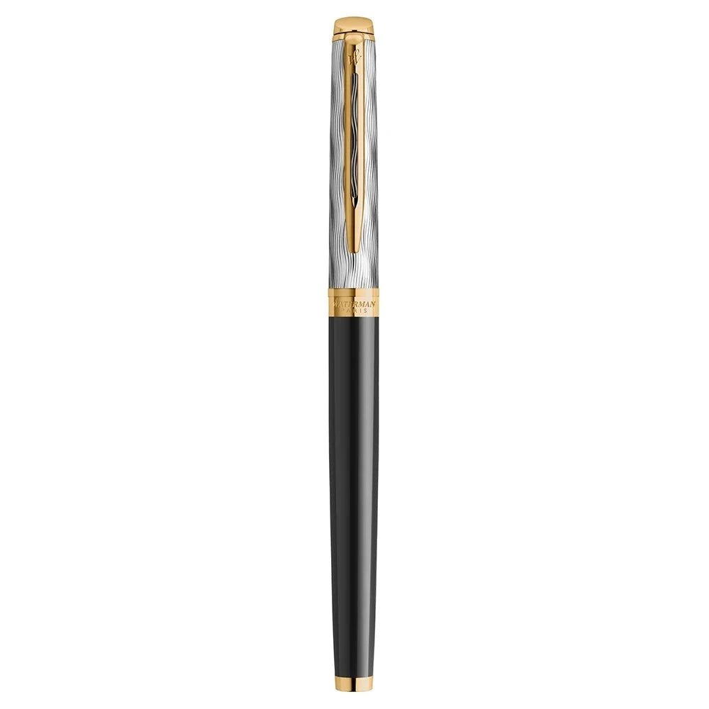 Stylo plume WATERMAN Hémisphère Reflets de Paris - Fine (F) - Noir - -