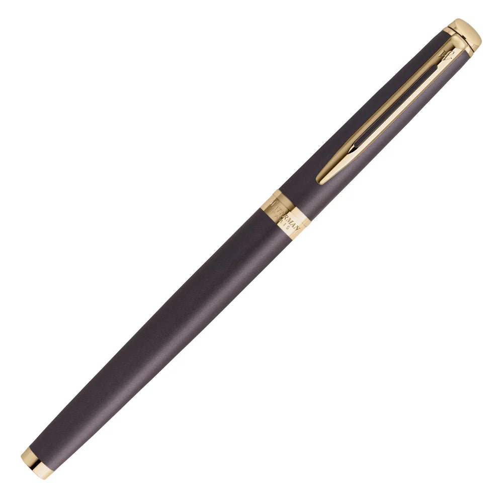 Stylo roller WATERMAN Hémisphère l'Édition Discrète - Noir Métallisé GT - 3026982179494