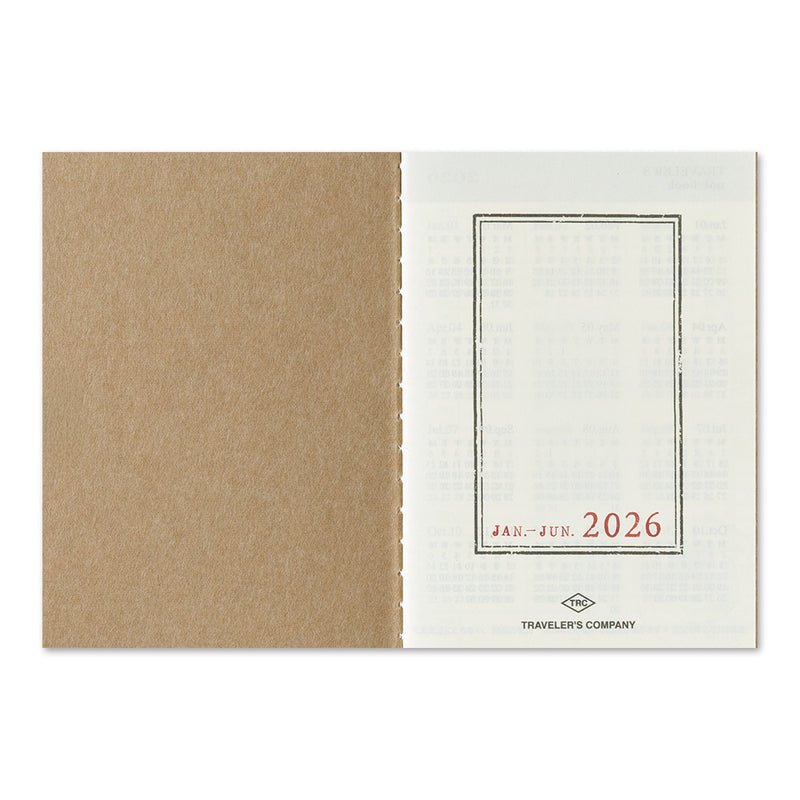 TRAVELER'S notebook - agenda semainier 2026 (passport size) - 
