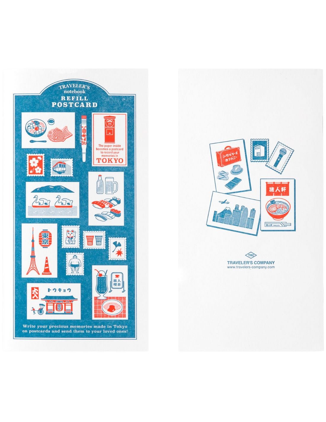 TRAVELER'S notebook - carnet cartes postales TOKYO EDITION - TN Regular size - 