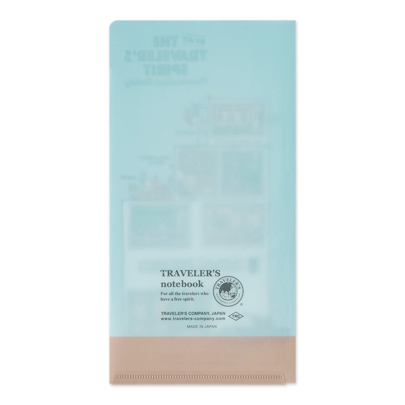 TRAVELER'S notebook - chemise transparente 2026 (regular size) - 