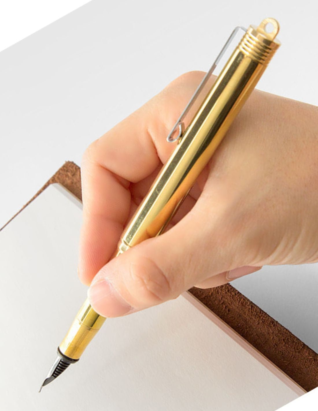 TRC BRASS - stylo plume en laiton - TN Passport size / TN Regular size - Fine - 4902805380768