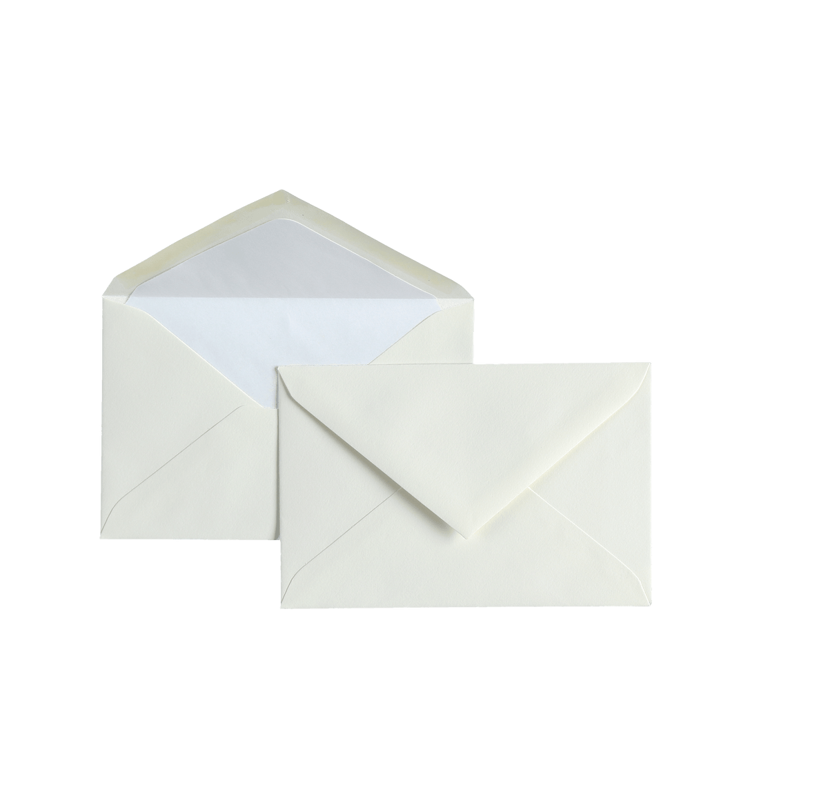 25 enveloppes Pur Coton format C6 - 11.4 x 16.2 cm - 120 g/m² - Crème - 5413036404363