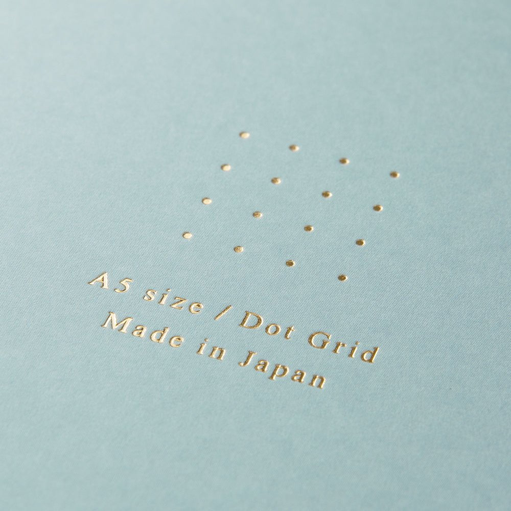 Midori Note Dot Spirale - A5 - Pointillé - Bleu Ciel - 4902805153348