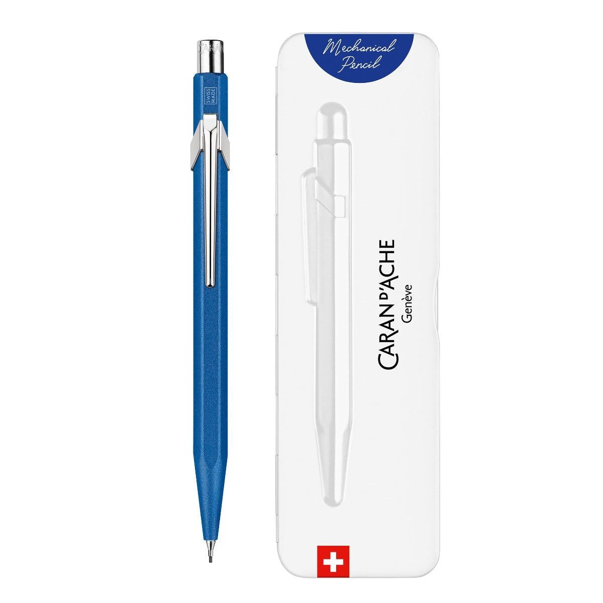 Porte - mine CARAN D'ACHE 849 Colormat - X - Bleu - 0.7 - 7630002353441