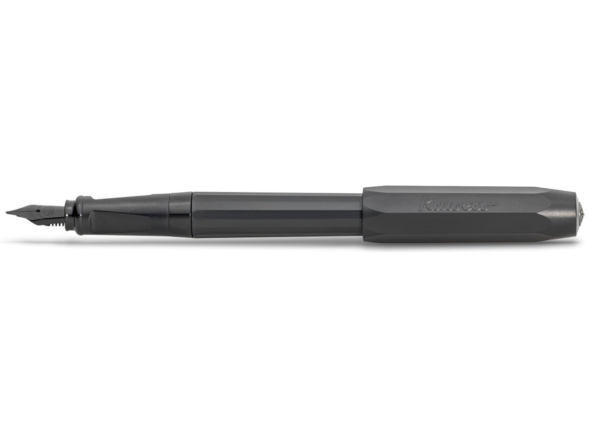 Stylo plume KAWECO Perkeo - Fine (F) - All Black - 4250278616939