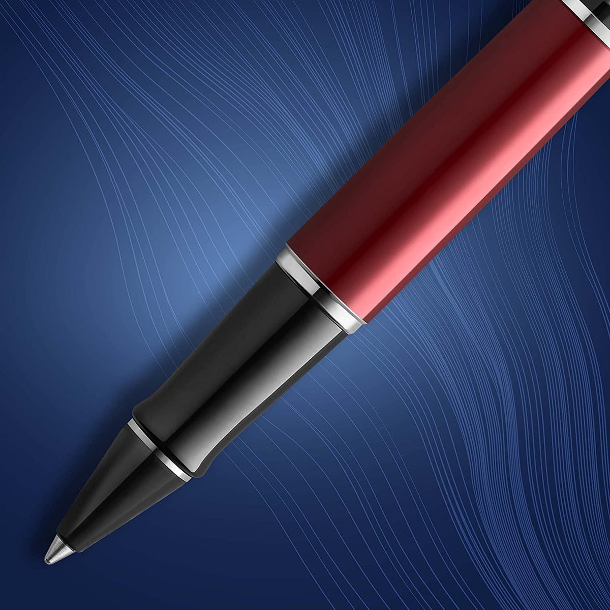 Stylo roller WATERMAN Expert CT - Medium (M) - Rouge Foncé - 3026980936525